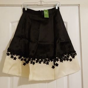  kate spade esti skirt w/ flowers NWT